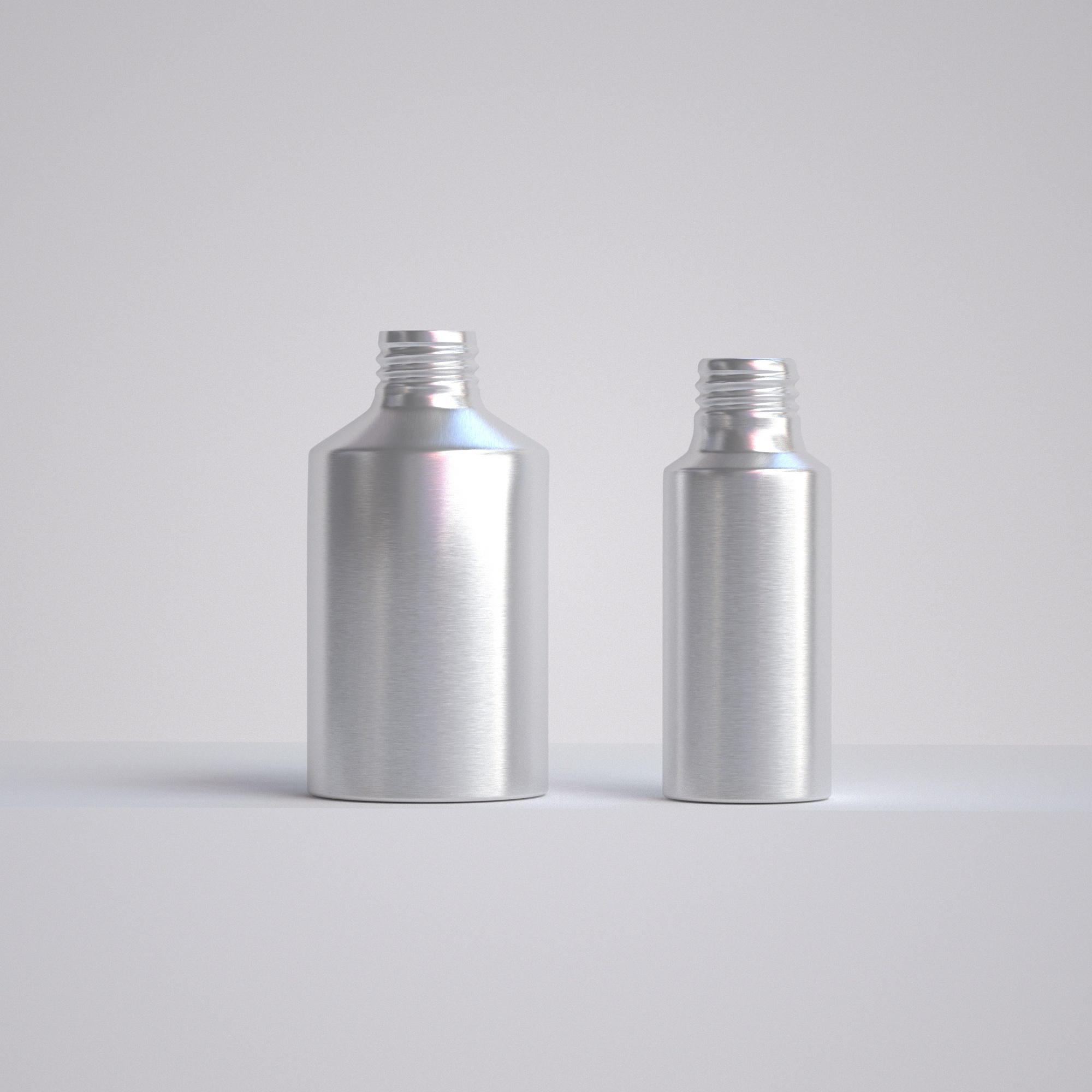silver bottle