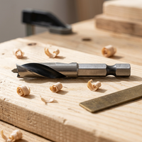 Accessoires pour outils électriques, forets à pointe conique HSS, tige hexagonale, travail du bois