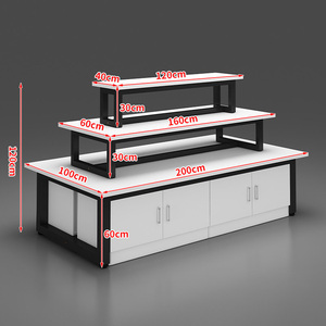 Produit phare : Étagère d'îlot de supermarché empilable, présentoir promotionnel pour chaussures et snacks - Product Image 3