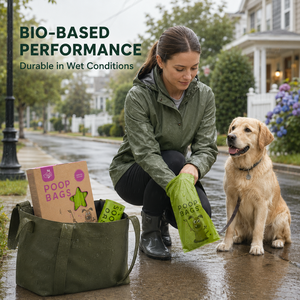 Private Label Factory Bio Based PE ASTM D6866 Pet Waste <b>Bags</b> Easy Tear Strong <b>Bags</b> for Wholesale Custom Logo Color Pack - Product Image 1