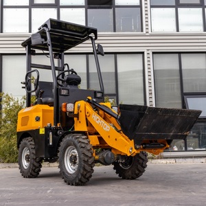 HTEL-06 Mini-tracteurs à roues motrices, <span class=keywords><strong>pelle</strong></span> rétrocaveuse électrique, chargeurs frontaux miniatures à vendre - Product Image 4