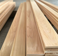 Panneau de sauna en cèdre rouge occidental, revêtement mural et de plafond en bois rainuré et langueté pour salle de sauna