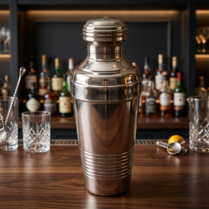 Stainless Steel Eco-Friendly Modern Cocktail Shaker 550ml Classic <b>Bar</b> <b>Tool</b> Durable Design - Product Image 3