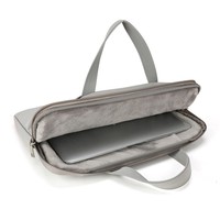 Waterproof Canvas Laptop Bag Business Briefcase Portable Soft Zipper Unisex Leisure Carbon Fibre Leather Briefcase For Men