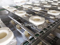Chaîne de production complète de machines de remplissage d'eau entièrement automatiques 300BPH pour bouteilles de 5 gallons – Lavage, remplissage et bouchage 3-en-1 pour usine d'eau en fût