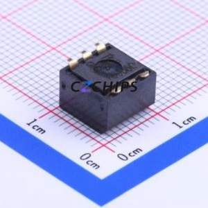 DSPV03LSGET DIP Switch SMD-6P,9x9mm Switch Piano Key Single Pole Single Throw 3 2.54mm - Product Image 2