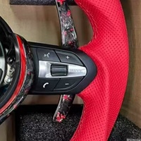 Volant de voiture en fibre de carbone forgée pour BMW F30 F31 F35 F32 F10 F18 F20 F25 F36 E71 E70 E90 F87, pièces automobiles