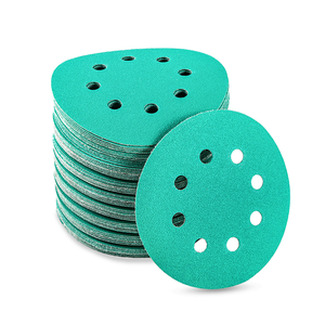 Производитель 125 мм 4 ~ 7 дюймов зеленый керамический крюк и петля наждачная бумага абразивный шлифовальный диск для металла - Product Image 1