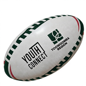 Ballons de rugby promotionnels personnalisés, fabricant de ballons de rugby publicitaires, logo imprimé, cadeaux, ballons de sport pour les campagnes marketing - Product Image 1