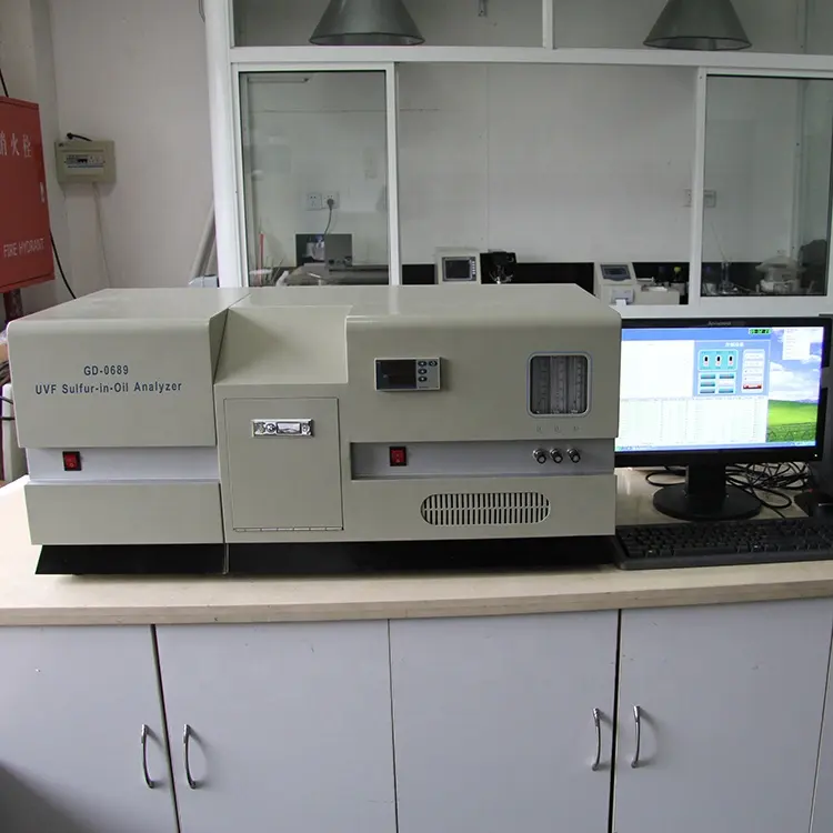Penganalisa Sulfur Fluoresensi Ultraviolet Otomatis, untuk Mengukur Bahan Bakar Belerang Ultra-rendah, Diesel dan RFG