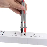 Multimètre Stylo de mesure Ligne Stylo à pointe spéciale Pointe fine 1000V20A Stylo à aiguille en cuivre plaqué or