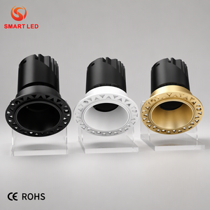<span class=keywords><strong>Spot</strong></span> <span class=keywords><strong>de</strong></span> plafond encastré sans cadre CE ROHS pour hôtel, blanc réglable CCT, rond, 5w 7w 10w 15w 20w 30w - Product Image 2