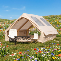 Abri gonflable extérieur Oxford Air Cabin 12m² 3x4x2m avec double porte et double lanterneau pour camping en groupe - Fournisseur