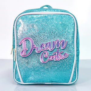 Sac à dos tendance en polyester pailleté avec logo brodé sur le devant, nom personnalisé du coach, sacs pour équipes de cheerleading et de danse pour enfants - Product Image 6