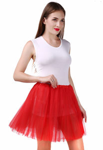 Nouvelle arrivée, jupes droites pour femmes de haute qualité, respirantes, 100% polyester, <span class=keywords><strong>jupe</strong></span> tutu en <span class=keywords><strong>tulle</strong></span> pour femmes - Product Image 4