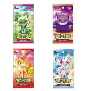ZP Nouveau <span class=keywords><strong>Pokémon</strong></span> TCG Gem Pack Vol.5 Booster Pack Édition Chinoise Simplifiée <span class=keywords><strong>4</strong></span> Cartes Aléatoires PTCG Cartes à Collectionner - Product Image 1