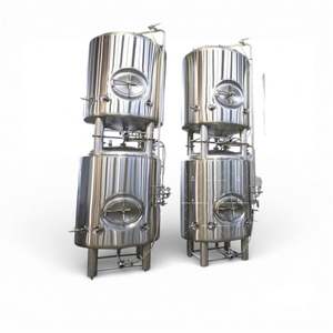 Mejor Precio, Equipo de Elaboración de Cerveza de 500L, Planta de Elaboración de Cerveza, Sistema de Elaboración de 500L, Equipo de Fermentación de Cerveza, Planta Llave en Mano para Bares - Product Image 1