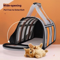 Sac à dos pour animaux de compagnie MQL Modèle 5014, élégant, en tissu Oxford, avec fermeture éclair, écologique, carré, petite taille, capacité de 15 kg