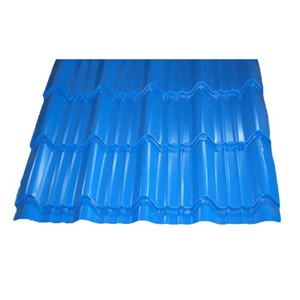 Tôle d'acier ondulée de qualité supérieure, revêtue de couleur, pour toiture au Pakistan - Product Image 1