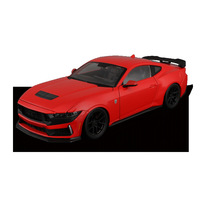Machito 1:24 Ford Mustang (Edición Black Horse) Modelo de Coche de Aleación Fundida a Presión 32925 Pieza Metálica para Exhibición Caja a Color