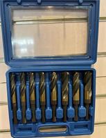 Jeu de forets hélicoïdaux HSS 1/2'' à queue réduite pour acier inoxydable et métal