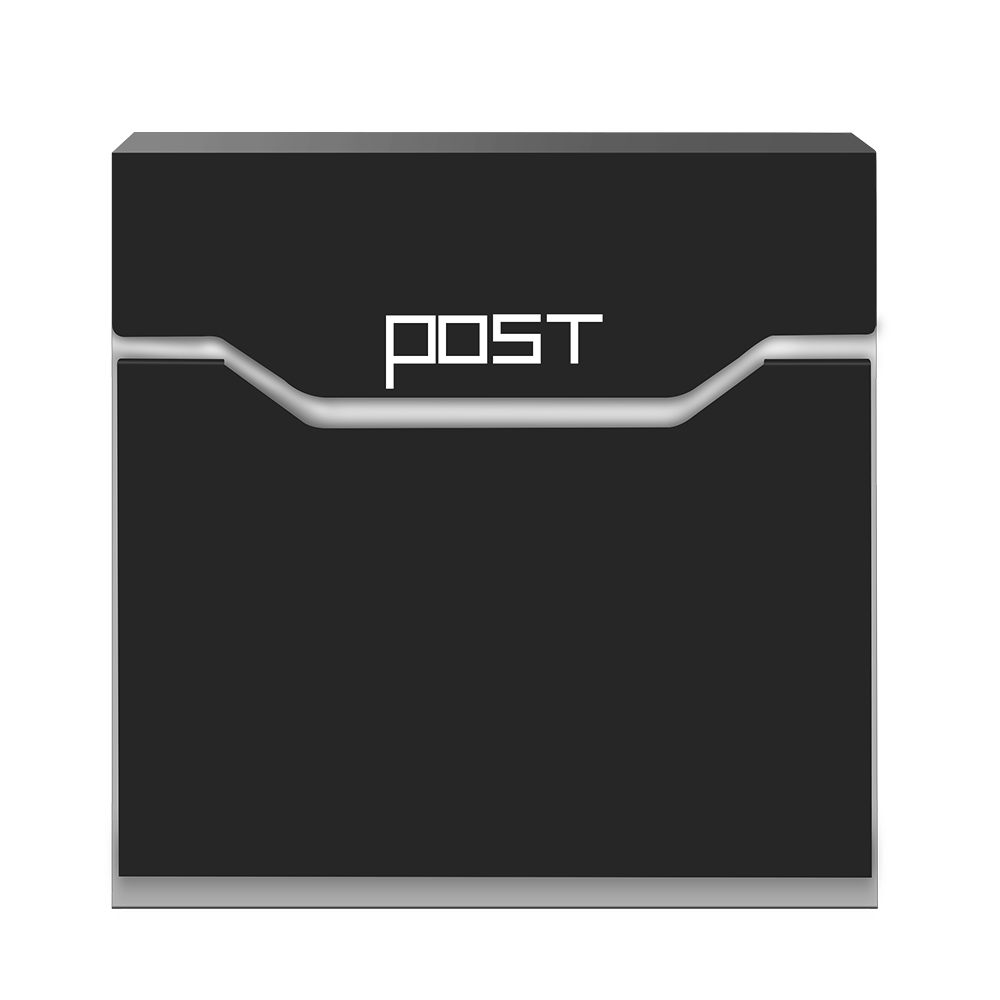 Современные почтовые ящики для жилых помещений, настенный металлический почтовый ящик