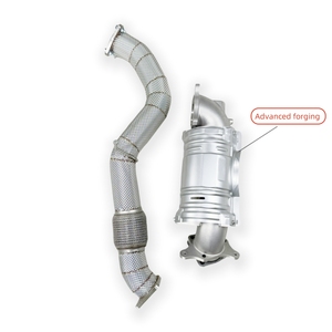 <span class=keywords><strong>Plaque</strong></span> isolante thermique forgée pour tuyau d'échappement avant à haut débit pour Honda Civic Type R FL5 2.0T 2021-2024 – Amélioration - Product Image 1