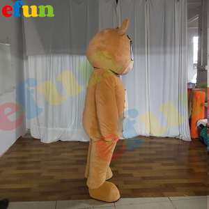Efun MOQ 1 PC personalizado traje de <span class=keywords><strong>Mascota</strong></span> de ratón de dibujos animados lindo <span class=keywords><strong>mascota</strong></span> de ratón marrón para gran evento Fiesta de adultos - Product Image 4