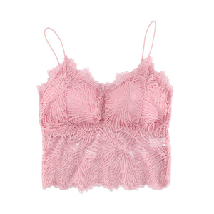 Soutien-gorge de sport petite écharpe en dentelle tricot de poitrine pour femmes matures soutien-gorge sexy pour femmes usine de sous-vêtements - Product Image 1