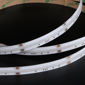 ไฟแถบ LED สำหรับติดเพดาน PCB ขนาด 12 มม. สีขาว ขายส่ง ไฟแถบ LED RGB 784 ดวง ไฟแถบ LED RGB 24V 100lm 18w/M 5m ไฟแถบ LED RGB แบบ COB - Product Image 4