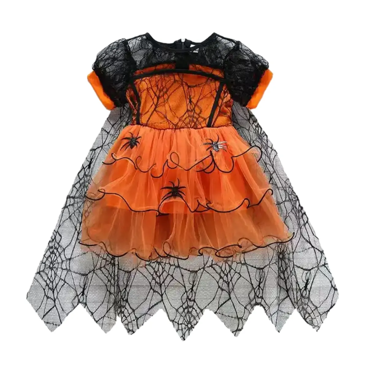 Fabrik Direktverkauf Festival Tullkleid Kürbis Mädchen Halloween Tullkleid für Kinder