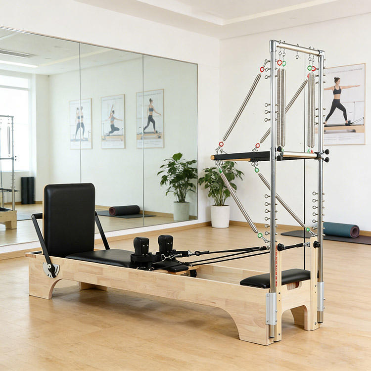 Pilates en chêne brun avec tour