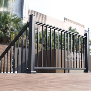 Clôture en aluminium de style moderne, balcon, <span class=keywords><strong>toit</strong></span>, <span class=keywords><strong>terrasse</strong></span>, balustrades, main courante, garde-corps pour escaliers, balcons, terrasses et usage extérieur - Product Image 5