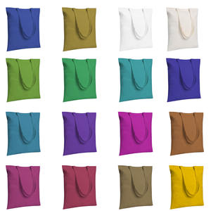 Sac fourre-tout en toile vierge bio personnalisé avec logo imprimé, sac de shopping en toile par sublimation, sac fourre-tout en coton noir naturel – Grande Vente - Product Image 2