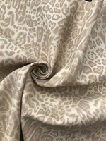 Cuir synthétique PU peau de léopard nacré d'épaisseur 0.9MM pour tissu de chaussures de coussin de siège de voiture de canapé