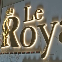 Lettres de canal rétroéclairées de 8 pieds de haut, éclairage mural personnalisé, logo 3D rétroéclairé, enseigne extérieure, enseignes en acrylique rétroéclairées par LED
