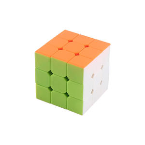 Cubo mágico Gyoung 3x3x3, juego de rompecabezas colorido para niños mayores de 3 años, juego de 6 piezas - Product Image 4