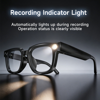 Lunettes Intelligentes IA avec Caméra et Lecteur de Musique IA, Vidéo 1080P, Étanche, Traduction en Temps Réel