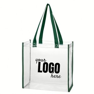 Bolsa de Compras Transparente Personalizada de PVC Transparente en Promoción - Product Image 1