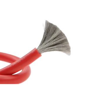 Câble <span class=keywords><strong>électrique</strong></span> HIMNO 2/0 multibrin en caoutchouc silicone souple <span class=keywords><strong>gaine</strong></span> RV 600V IP67, fil de cuivre étamé 22/0 AWG, câblage AWM - Product Image 2