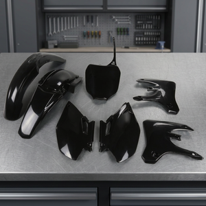 Kit carenatura in plastica 2003 2005 Yamaha YZF 450 in ABS nero - Product Image 3