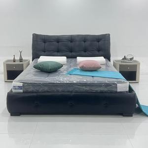 <span class=keywords><strong>Lit</strong></span> capitonné moderne <span class=keywords><strong>marron</strong></span> avec tête <span class=keywords><strong>de</strong></span> <span class=keywords><strong>lit</strong></span> haute - Taille et couleur personnalisables - Product Image 5