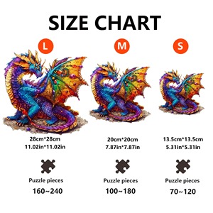 Hamaileon <strong>Diamond</strong> Dragon <strong>Puzzle</strong> Wooden Jigsaw Decorative Irregular Shaped Handmade Custom DIY <strong>Puzzle</strong> for Kids <strong>Adults</strong> - Product Image 6