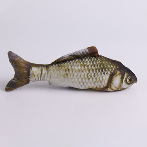 Juguete masticable ecológico de algodón para gatos, simulación 3D de pez de peluche con hierba gatera, divertido gatito, carpa Arowana, caballa, Lucio, bolsa para juego diario - Product Image 3