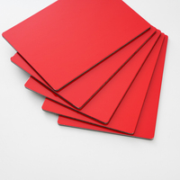 Panneau composite en acier massif de 4 mm 1220x2440 mm pour panneaux intérieurs