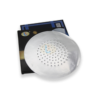Feuilles de papier d'aluminium pour chicha LY 140mm 45mic de qualité alimentaire, découpées, nouvelle technologie sans papier perforé, distribution optimale de la chaleur, durabilité longue durée
