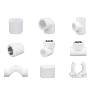 <span class=keywords><strong>1</strong></span>/<span class=keywords><strong>2</strong></span> trắng \ "3/4 \" PPR ống nước trực tiếp TEE <span class=keywords><strong>1</strong></span> inch nội bộ chủ đề khuỷu tay mịn nóng chảy nắp ống của nhà sản xuất PPR phù hợp - Product Image 1