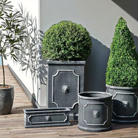 Vente en gros de pots de fleurs biodégradables de haute qualité, écologiques, avec revêtement en poudre, 3 pots, pour l'intérieur/l'extérieur, avec des caractéristiques de jardinage