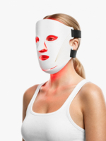 Professionelle 3D-Phototherapie Gesichtsmaske Kabelloses Handgehaltenes Lichttherapiegerät zur Rötungslinderung Aknebehandlung Gesichtspflegegerät