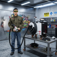 Machine de nettoyage au laser pulsé portable de 500 W, largement utilisée pour le nettoyage des monuments en pierre, des matériaux de construction et de multiples pièces métalliques